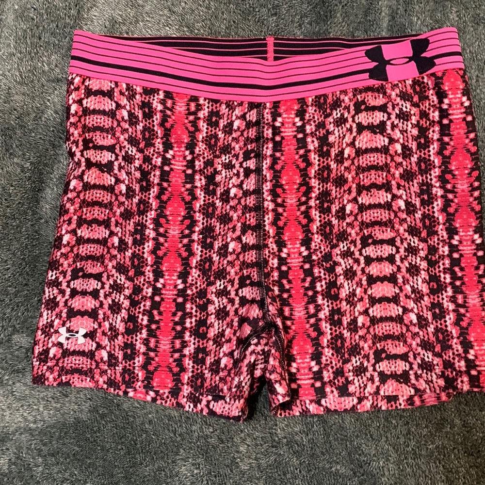 Pink under armor spandex